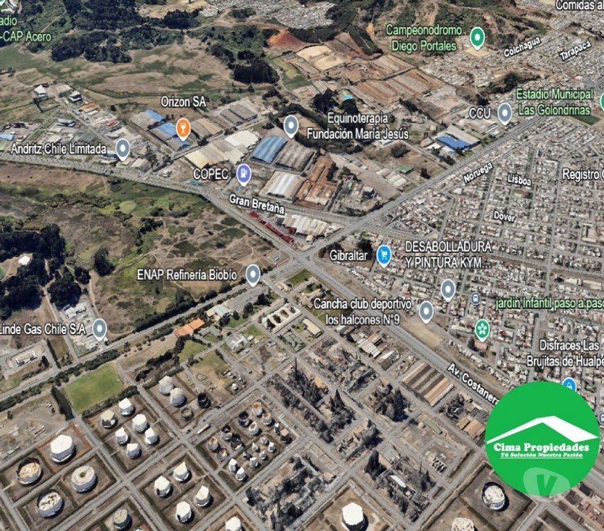 Arriendo bodegas Concepción Talcahuano - Fotos de Amplia Bodega con oficinas, baños e instalaciones.