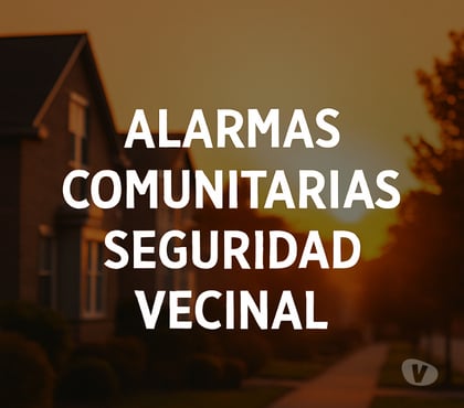 Otros Servicios Santiago Santiago - Fotos de Alarmas Comunitarias – Sistema Vecinal de Seguridad