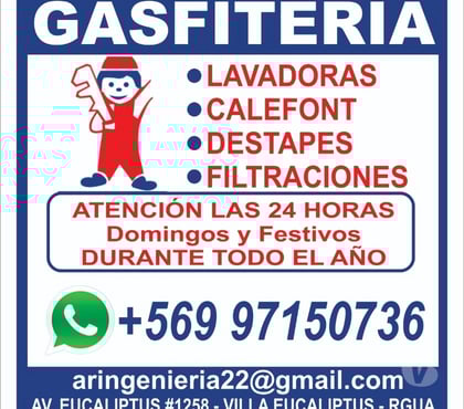 Reparaciones-Decoraciones Rancagua Cachapoal - Fotos de Trabajos de gasfiteria a domicilio