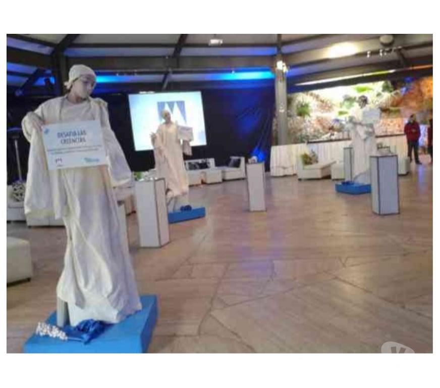 IOrganizador de Eventos Santiago Las Condes - Fotos de Esculturas Vivientes Estatuas Humanas para Eventos