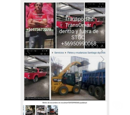 Fletes y Mudanzas - Transportes Recoleta Santiago - Fotos de fletes recoleta retiro esconbros +56950990070