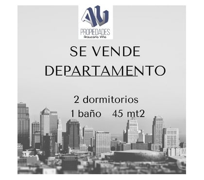 Bienes Raices Viña del Mar Valparaíso - Fotos de APURO Venta depto 2d-1b-45mt2 Viña del Mar UF4.000
