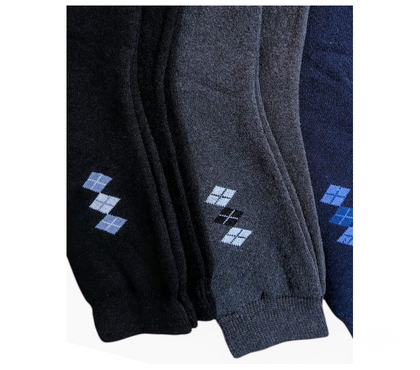 Ropa - Accesorios Ñuñoa Santiago - Fotos de 6 Calcetines Clásicos 40-43 Hombres Negro, Azul Y Gris