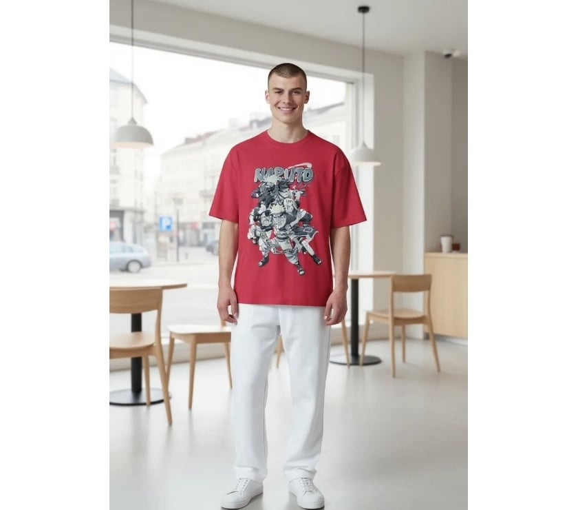 Ropa - Accesorios Ñuñoa Santiago - Fotos de Polera Naruto Sasuke Sakura Roja Anime Otaku Manga
