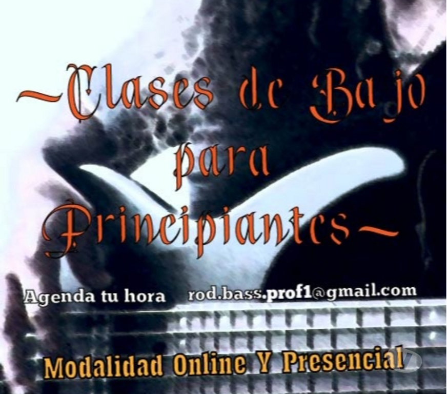 Música-Actuación-Danza-Arte Santiago Ñuñoa - Fotos de Clases de Bajo para principiantes online presencial