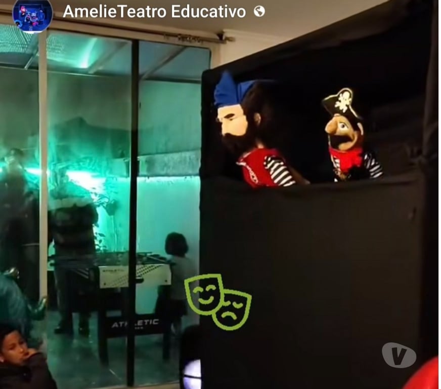 Actividades Tiempo Libre Santiago Cerrillos - Fotos de Teatro de Titeres Educativo 🙏💕🎤🎂🎭🎪💖