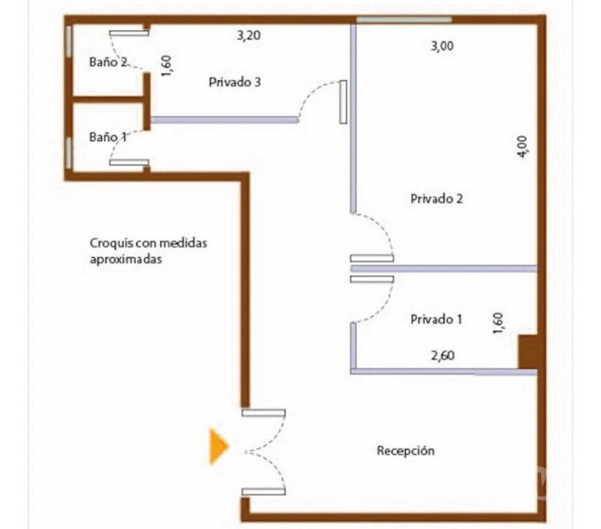 Arriendo oficinas Concepción Concepción - Fotos de Oficina Frente Plaza De Armas 43 M2 3 Privados