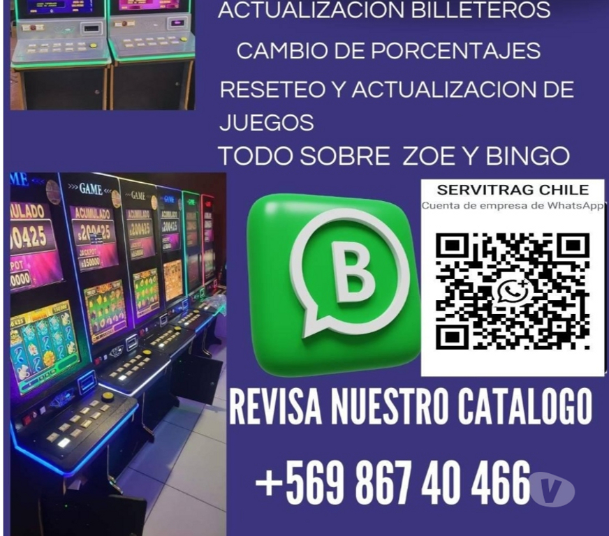 Servicios de Informática Santiago Santiago - Fotos de tragamonedas tecnico reparaciones