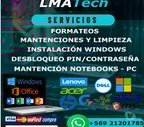 Formateo y Mantenciones Notebooks Computadores