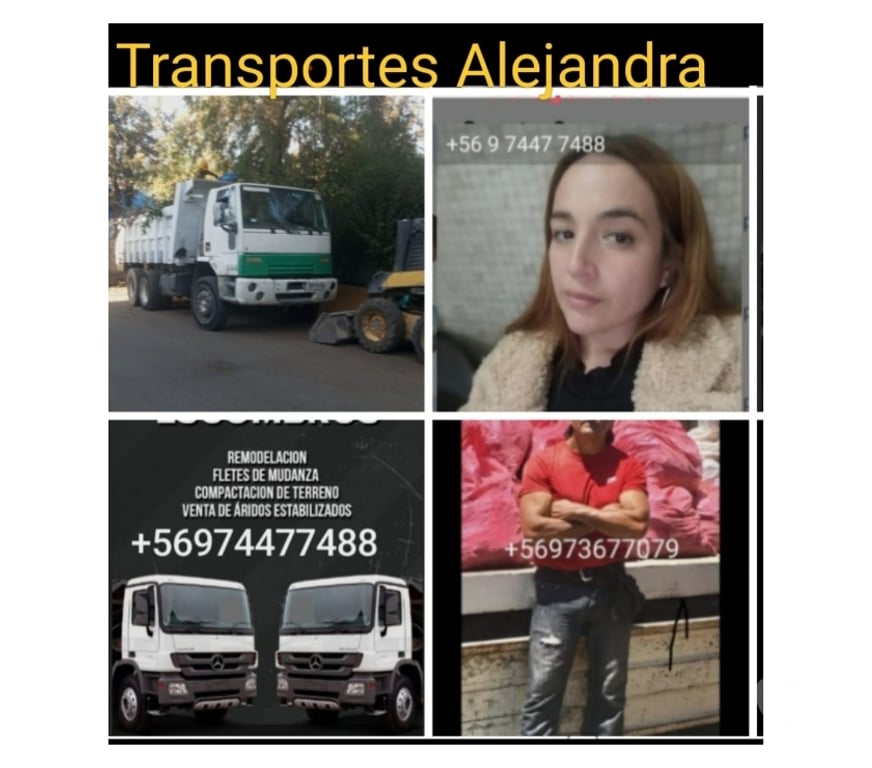 Fletes y Mudanzas - Transportes Santiago La Florida - Fotos de Retiro de escombros la florida puente alto +56974477488
