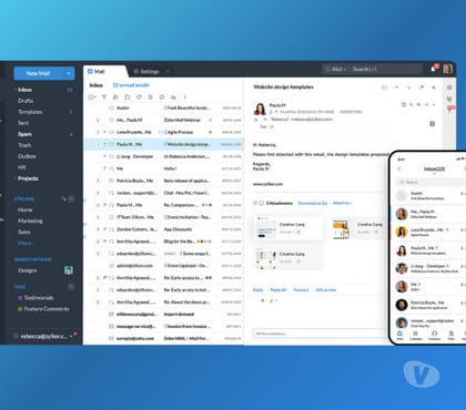 Servicios de Informática Santiago Santiago - Fotos de 4 Correos Corporativos para empresas con App Móvil