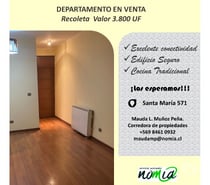 Dpto. en venta 2Dormitorios,2Baños en Recoleta.