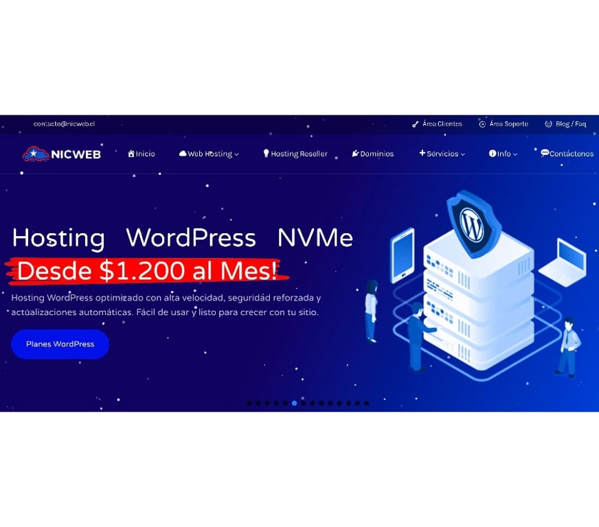 Servicios de Informática Santiago Santiago - Fotos de Servicios de Hosting para Empresas y Emprendedores NICWEB.cl
