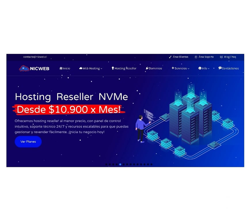 Servicios de Informática Santiago Santiago - Fotos de Servicios de Hosting para Empresas y Emprendedores NICWEB.cl