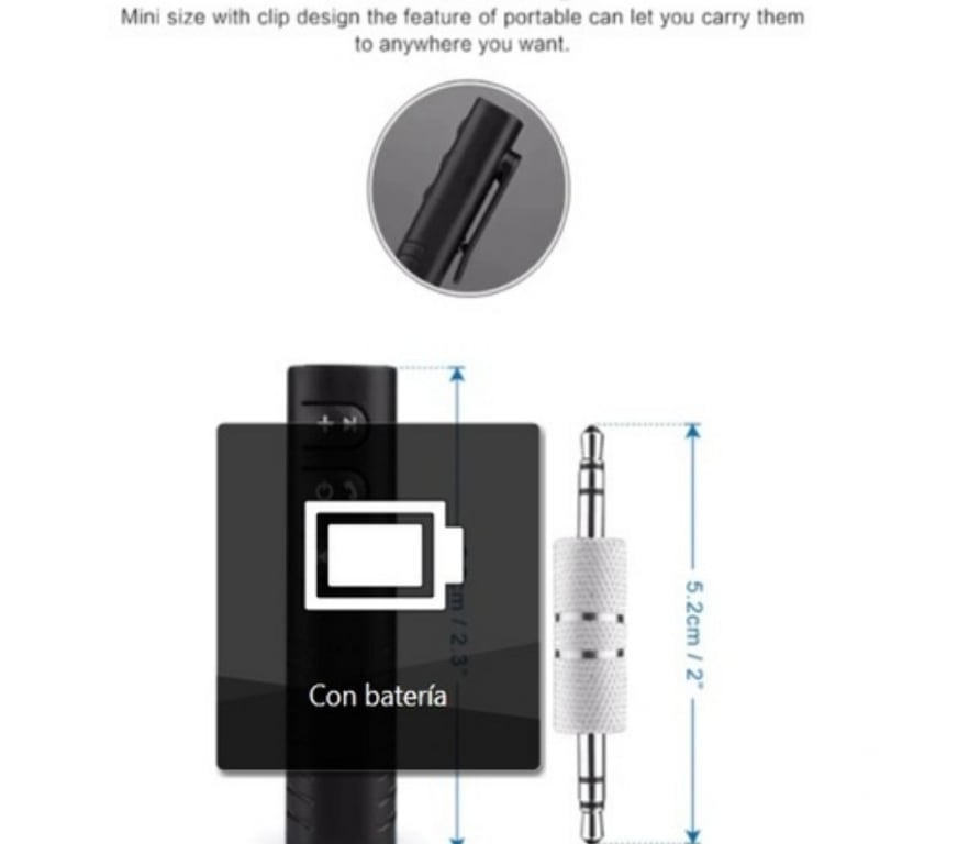 Varios Santiago Maipú - Fotos de Adaptador Transmisor Receptor Bluetooth Radio Auto Auxiliar