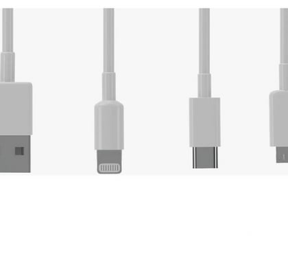 Varios Maipú Santiago - Fotos de Cable De Carga Para Celular Carga Rápida 3 Salidas Puntas