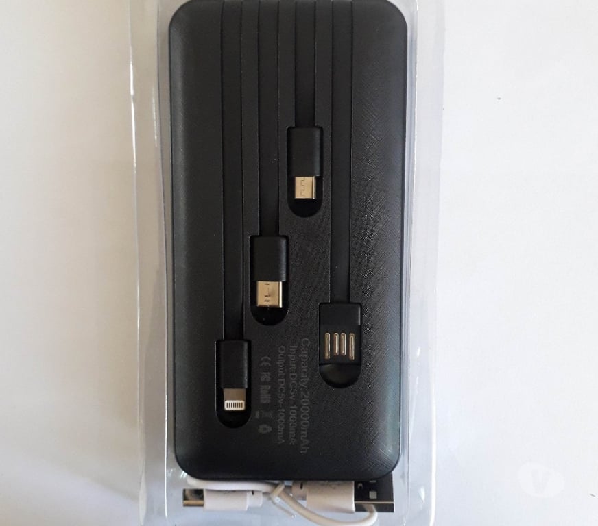 Varios Santiago Maipú - Fotos de PowerBank Batería Externa para celulares 10000 Mah 3 Cables