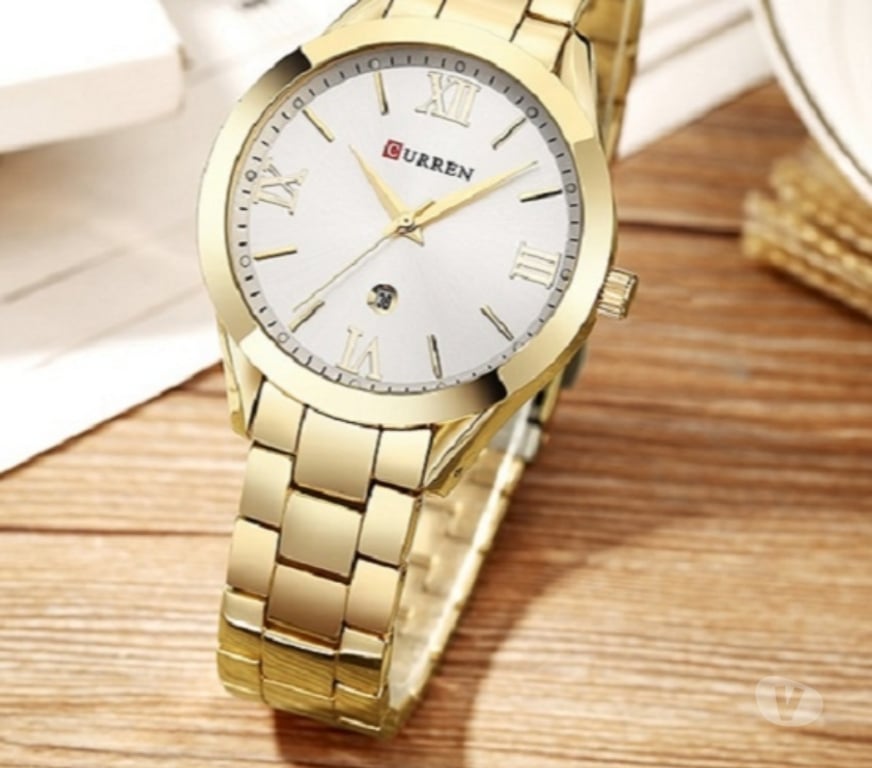 Antiguedades - Joyería Santiago Maipú - Fotos de Reloj de Pulsera Dama Mujer Curren Cuarzo Correa de Lujo