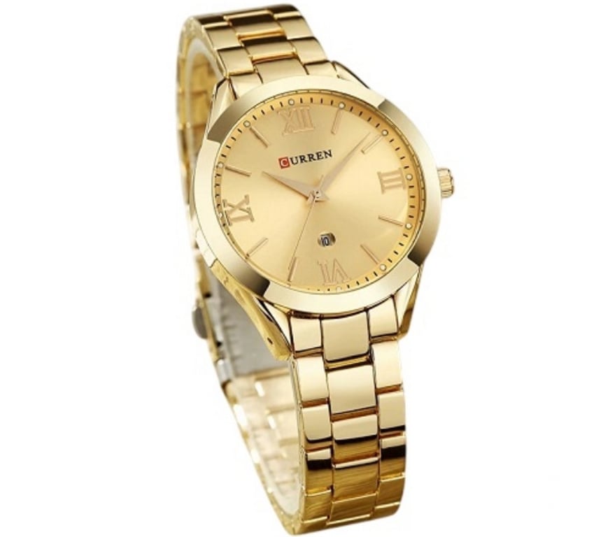 Antiguedades - Joyería Santiago Maipú - Fotos de Reloj de Pulsera Dama Mujer Curren Cuarzo Correa de Lujo