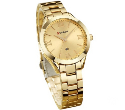 Antiguedades - Joyería Maipú Santiago - Fotos de Reloj de Pulsera Dama Mujer Curren Cuarzo Correa de Lujo