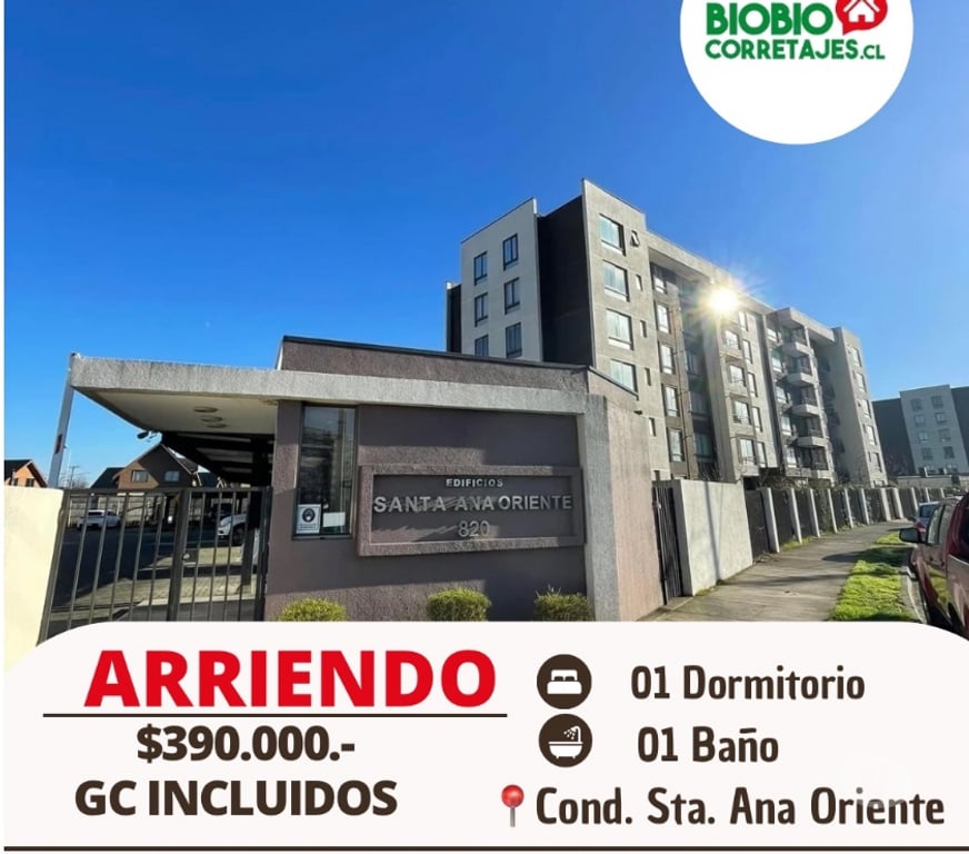 Arriendos Bío-Bío Los Ángeles - Fotos de ARRIENDO DEPTO EN CONDOMINIO SANTA ANA ORIENTE
