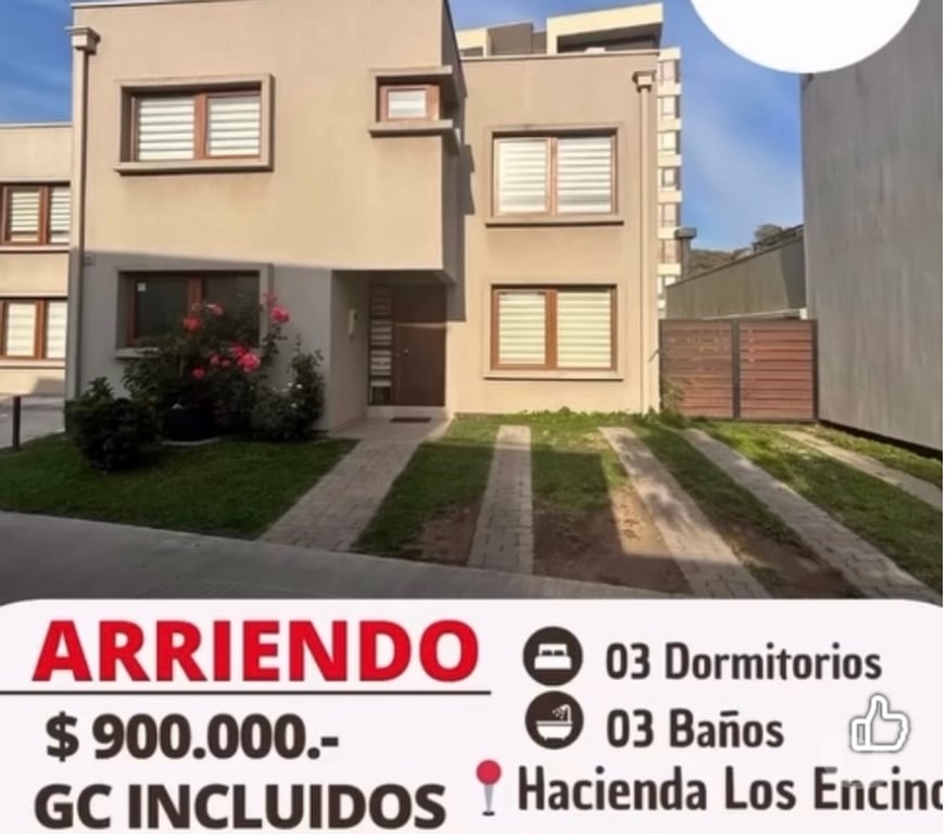Arriendos Bío-Bío Los Ángeles - Fotos de ARRIENDO CASA EN COND. HACIENDA LOS ENCINOS