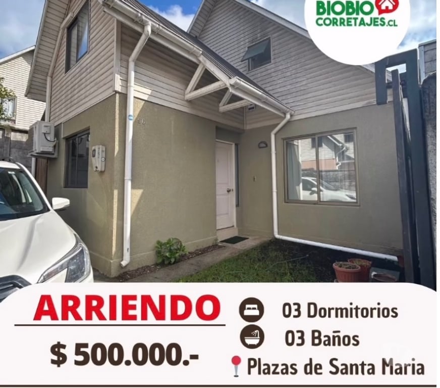 Arriendos Bío-Bío Los Ángeles - Fotos de ARRIENDO CASA PLAZAS DE STA MARÍA
