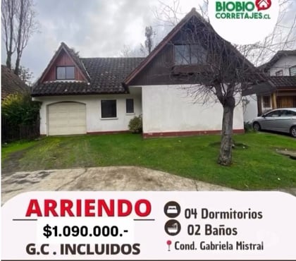 Arriendos Los Ángeles Bío-Bío - Fotos de ARRIENDO CASA EN COND. GABRIELA MISTRAL