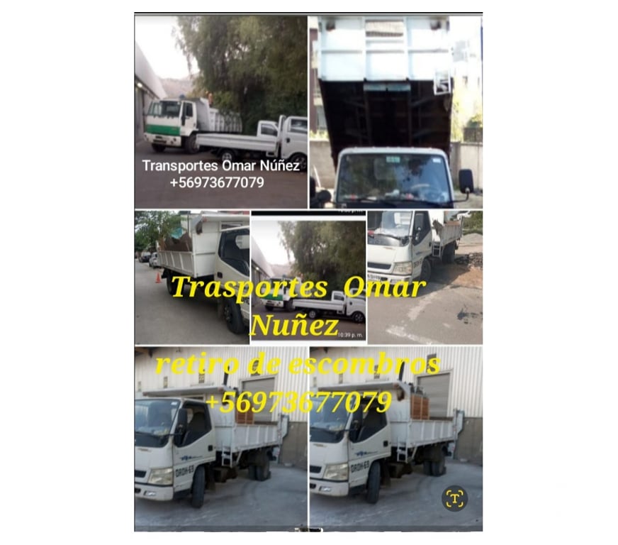 Fletes y Mudanzas - Transportes Santiago La Cisterna - Fotos de Retiramos escombros la cisterna fletes +56986886357