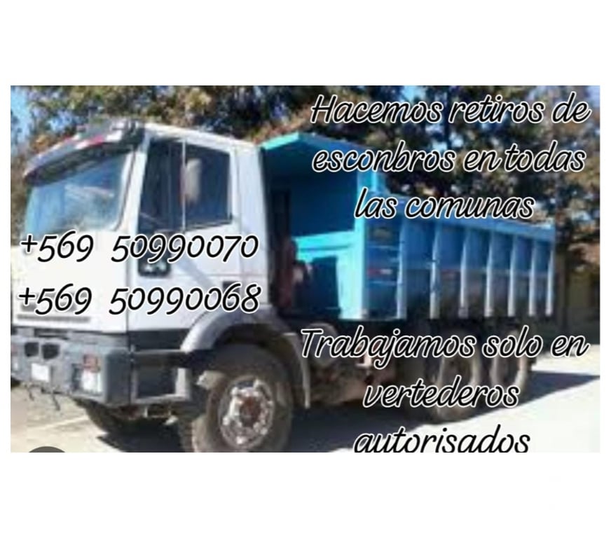 Fletes y Mudanzas - Transportes Santiago La Cisterna - Fotos de Demoliciones transportes venta de aridos