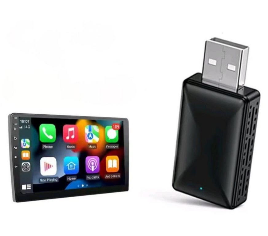 Accesorios para Autos Santiago Ñuñoa - Fotos de Adaptador Convertidor Inalambrico Carplay android Auto Usb
