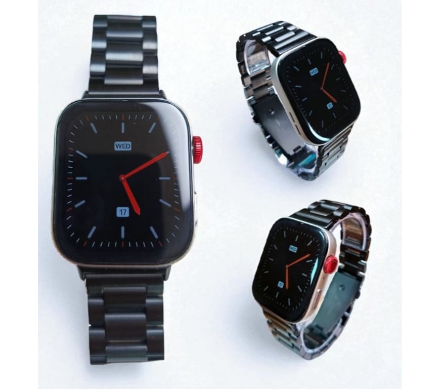 Celulares - iPod - MP3 Santiago Ñuñoa - Fotos de Correa Metal Compatible Huawei Watch Fit 3 4 4 Pro Negra