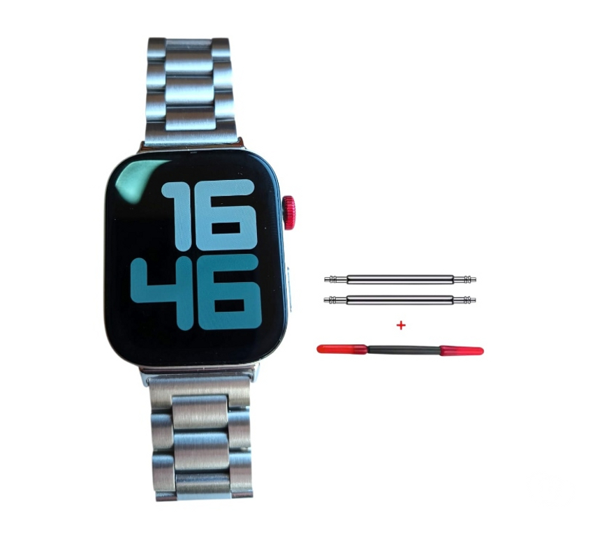 Celulares - iPod - MP3 Santiago Ñuñoa - Fotos de Correa Metal Compatible Huawei Watch Fit 3 4 4 Pro Plateada