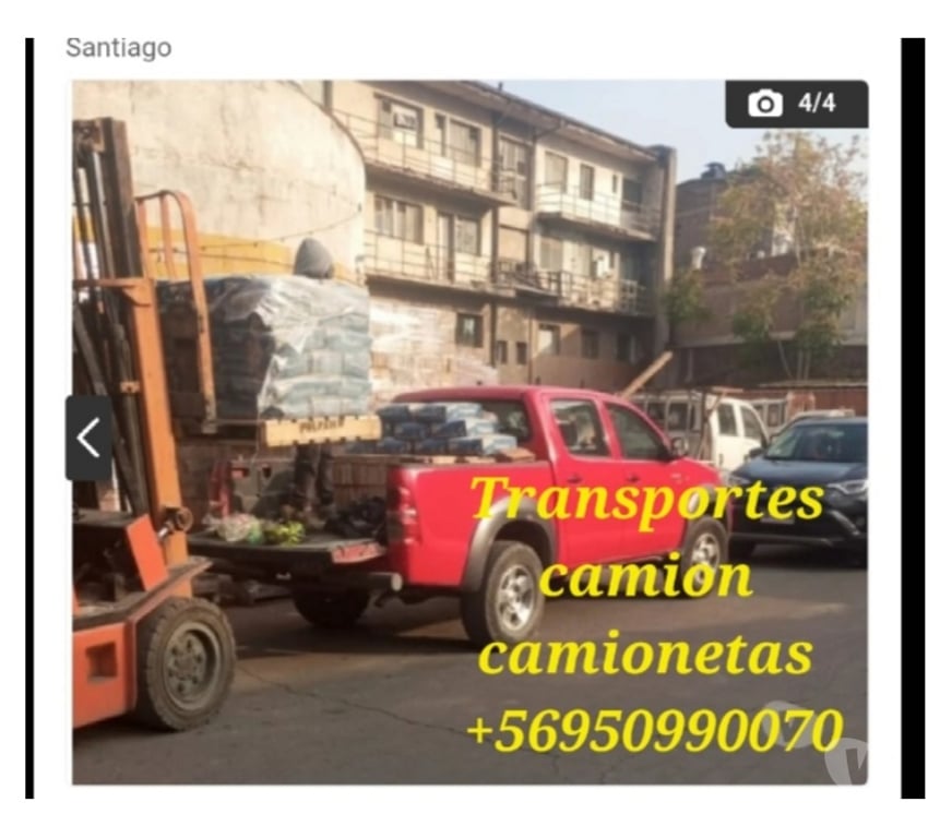 Fletes y Mudanzas - Transportes Santiago Maipú - Fotos de Fletes lo espejo escombros +56950990068 la granja hoy