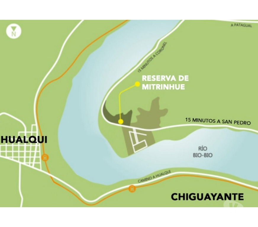 Parcelas en Venta Concepción San Pedro de la Paz - Fotos de Terreno en Reserva Mitrinhue Camino a Santa Juana