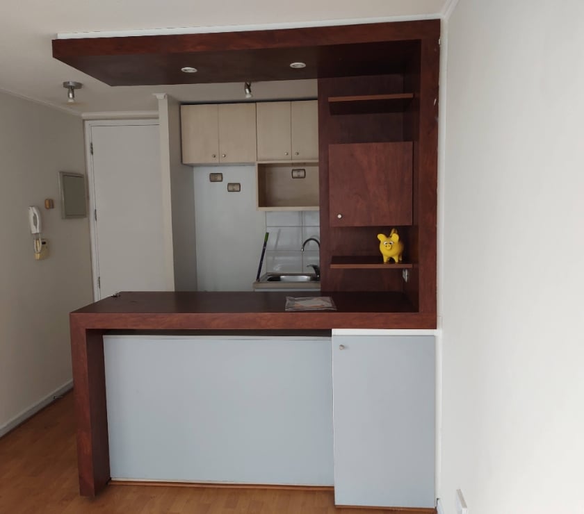 Arriendo Dpto de 1 dormitorio, San Isidro Santiago