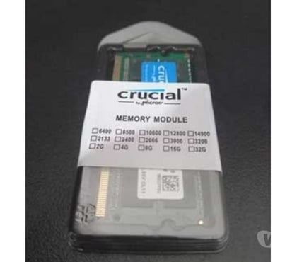 Notebooks - Computadoras San Bernardo Maipo - Fotos de Memoria RAM Crucial DDR3 DDR3L 8GB 1600MHz, SODIMM 1.35V