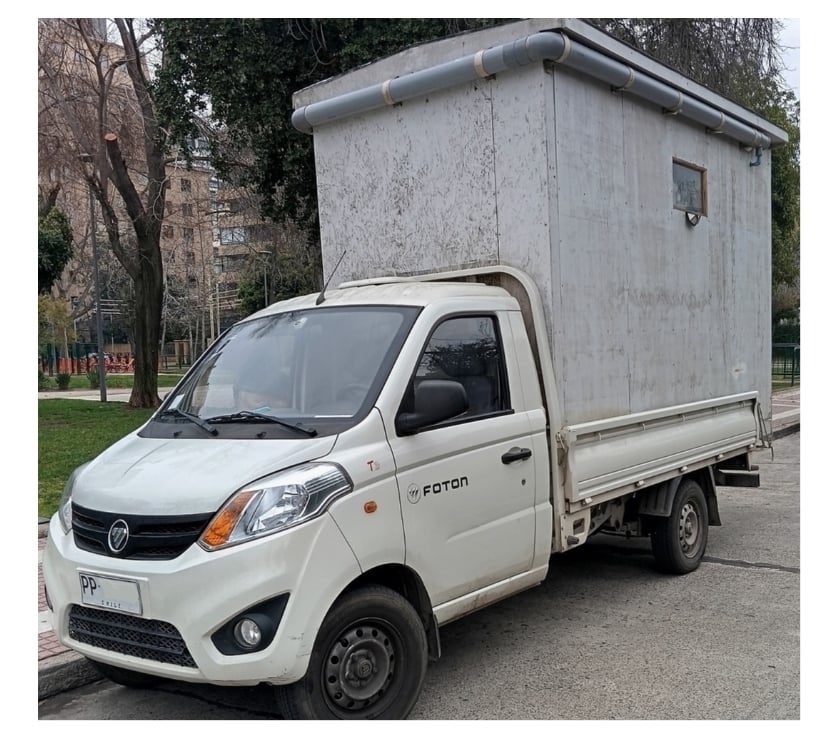 Camionetas usadas Santiago Las Condes - Fotos de camioneta foton T3 con casa 6.950.000