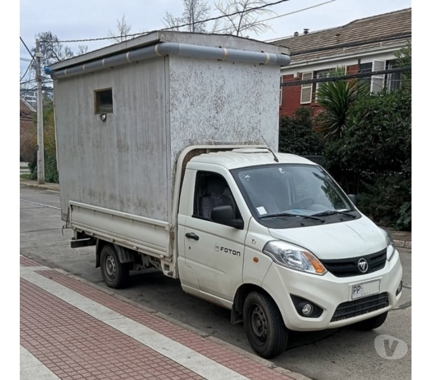 Camionetas usadas Santiago Las Condes - Fotos de camioneta foton T3 con casa 6.950.000