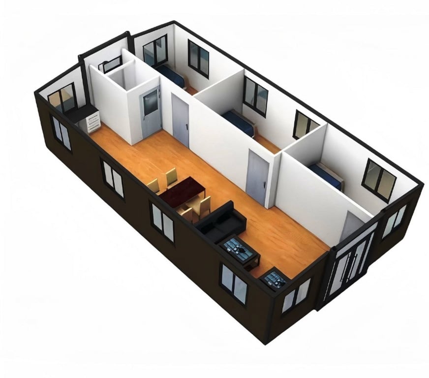 Bienes Raices Santiago Las Condes - Fotos de Casas módulos espandibles