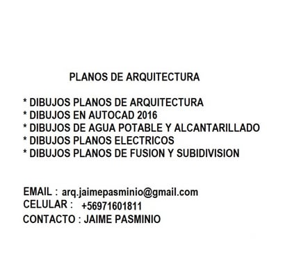 Freelance - Servicios Profesionales Providencia Santiago - Fotos de OFREZCO MIS SERVICIOS COMO DIBUJANTE ARQUITECTONICO