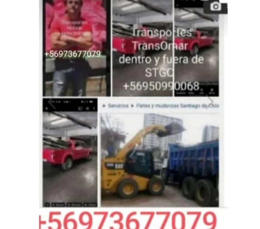 Fletes y Mudanzas - Transportes Santiago San Miguel - Fotos de Fletes san Miguel retiro escombros stgo +56986369242
