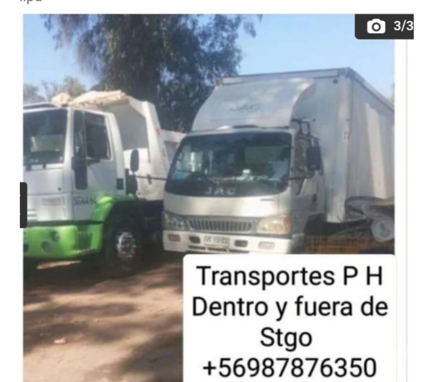 Fletes y Mudanzas - Transportes Santiago Ñuñoa - Fotos de Aridos ñuñoa fletes mudanzas P H +56987876350 hoy