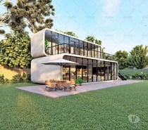 Casas módulo 100 metros cuadrados