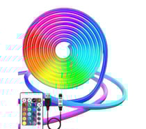 Led Neon Rgbic X 5 Mts Flexible +fuente+controlador Rgb