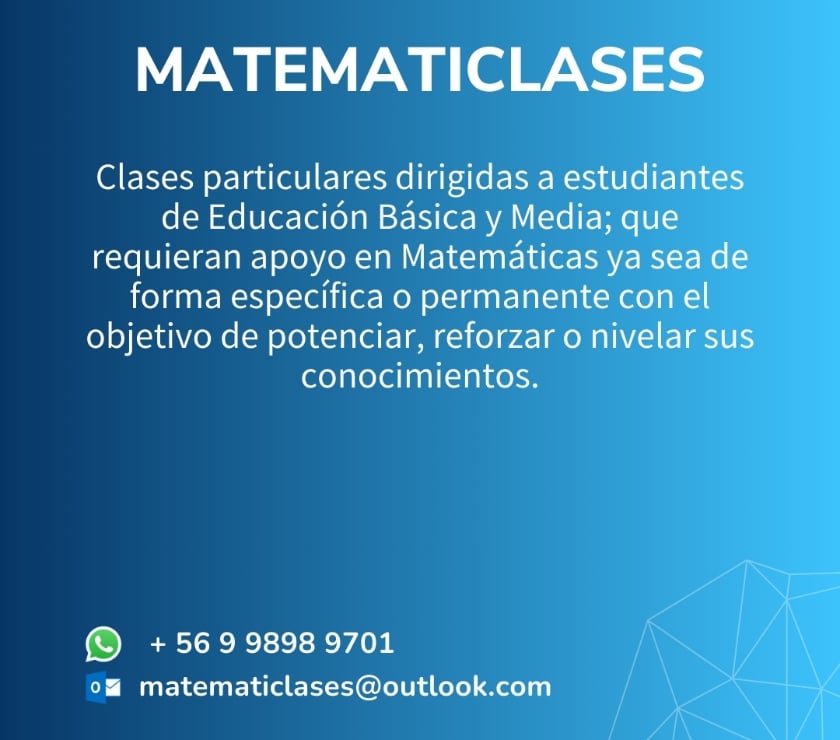 Clases Particulares de Apoyo Santiago Providencia - Fotos de Clases Particulares de Matematicas - Basica y Media