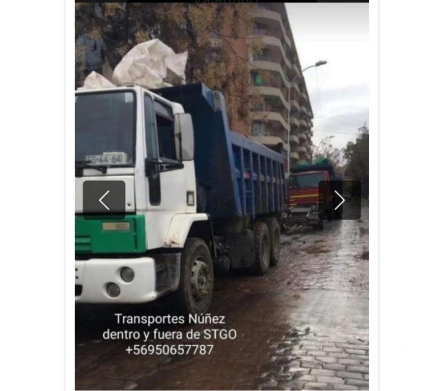 Fletes y Mudanzas - Transportes Santiago Macul - Fotos de retiro escombros macul peñalolen la Reina+56973677079
