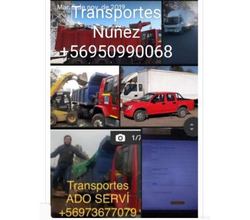 Fletes y Mudanzas - Transportes Santiago La Reina - Fotos de retiro de escombro la Reina Ñuñoa macul+56973677079