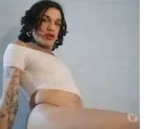 Travesti Femme Dot y versátil. Dispo x Lukas.