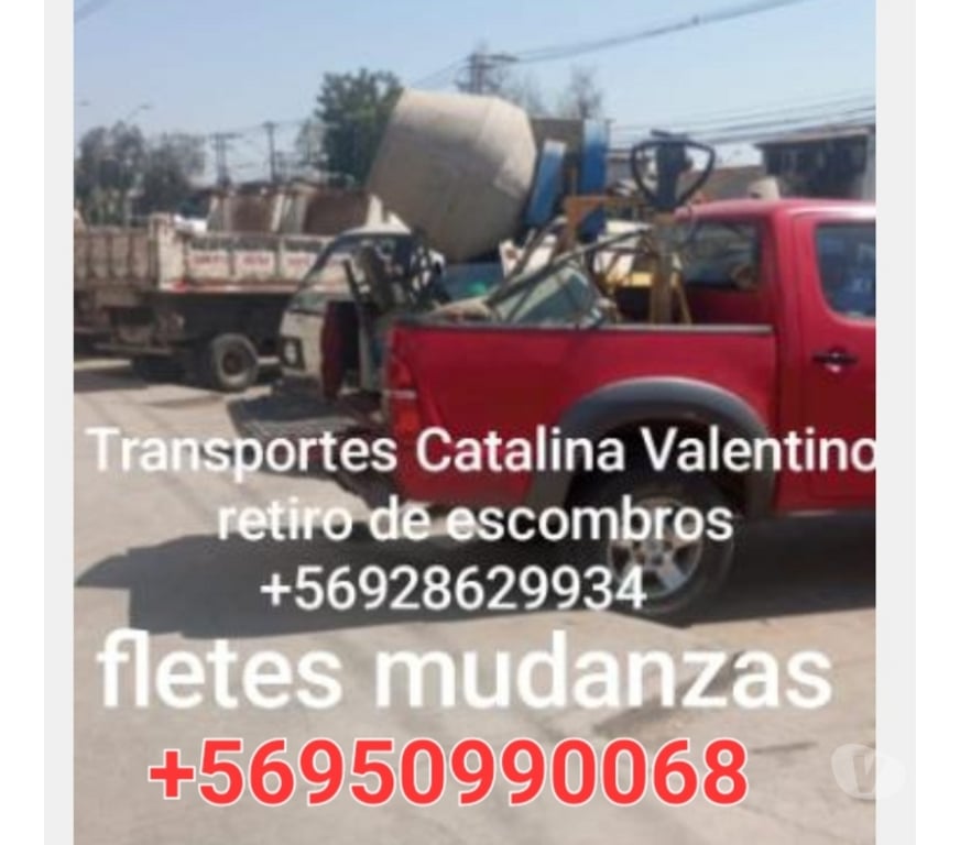Fletes y Mudanzas - Transportes Santiago La Granja - Fotos de Retiro escombros la granja aridos +56999049850 hoy